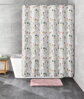  Koupelnový textilní závěs Flores 180x200cm-2024