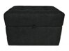 Taburet s úložným prostorem 60x40x42cm tkanina Suedine černá 24 - více barev