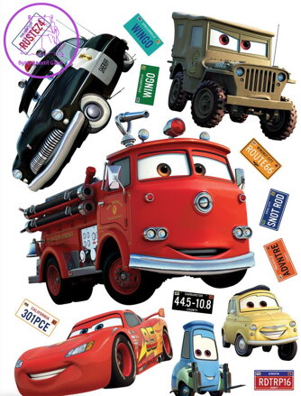 Samolepící dekorace dětská Disney Cars - DK 1794-2022