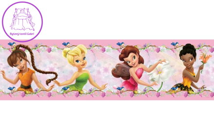 Samolepící bordura do dětského pokoje Disney Víly Fairies - WBD 8099
