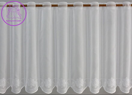 Metrážové vitrážkové záclony Lag-V/3297-01 bílá ( více rozměrů ) 2024