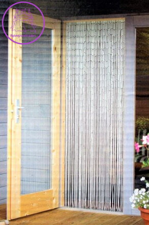 Bambusový závěs do dveří - Saigon bílý XXL 120x220cm 2024