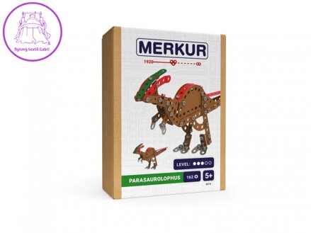 Stavebnice MERKUR Parasaurolophus 162ks v krabici 13x18x5cm