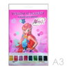 Omaľovánky A3 Akim plagátové /6ks/ - Winx Club s vodovými farbami