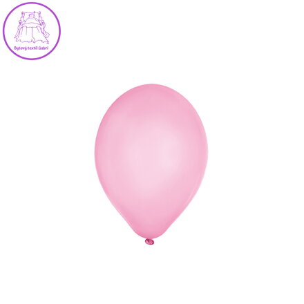 Balón M 25 cm, růžový / 10 ks /