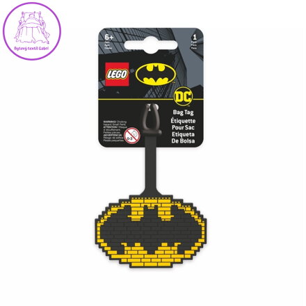 LEGO Batman Jmenovka na zavazadlo - Batman logo