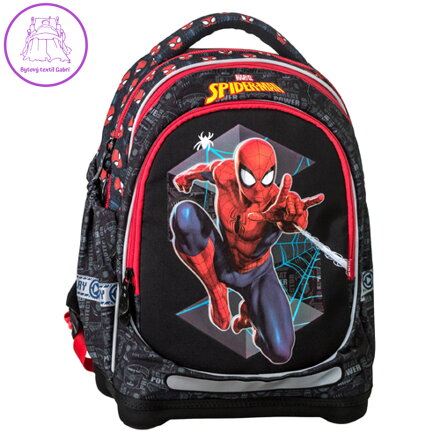 Školní batoh Smart Light Spider-Man Black