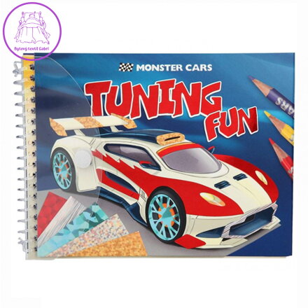 Kreativní omalovánka - Monster Cars Tuning Fun