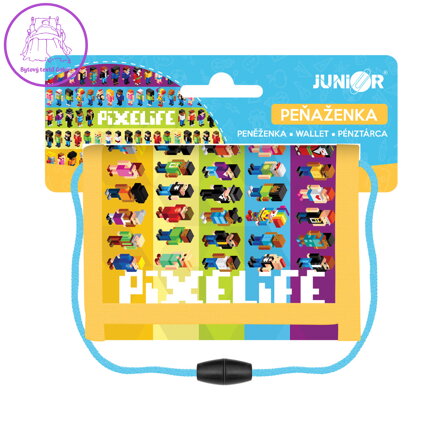 Detská textilná peňaženka JUNIOR S7 - Pixelife
