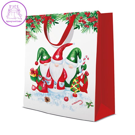 Dárková taška PAW Christmas Gnomes