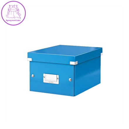 Archivačná krabica "CLICK&STORE", A5, lakový lesk, modrá