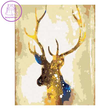 Diamantové malování (s rámem) - Zlatý jelen