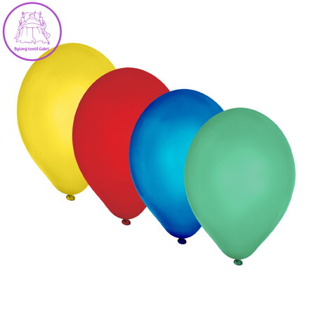 Balón M 25 cm, barevný mix / 20 ks /