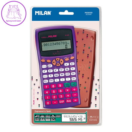 Kalkulačka MILAN 159110 vědecká Copper 240 funkcí