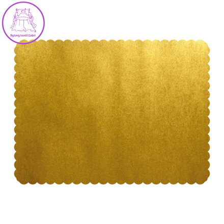 Podložky lepenkové zlaté 36x47 cm, 25 ks