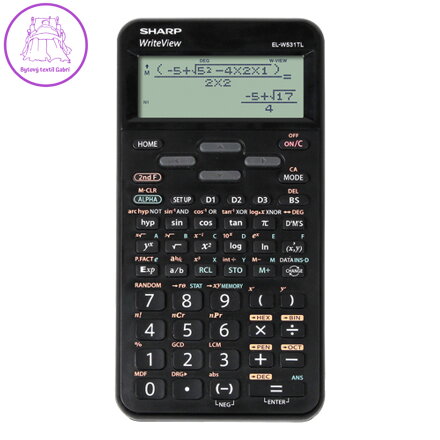 Kalkulačka vědecká 420 funkcií Sharp ELW531TLBBK