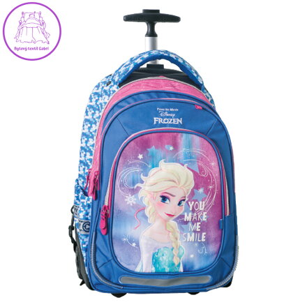 Školní batoh na kolečkách Trolley Frozen, Smile