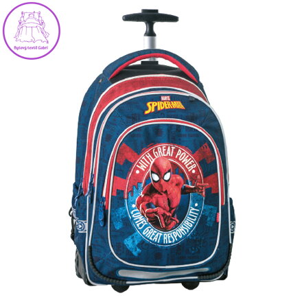 Školní batoh na kolečkách Trolley Spider-Man, Emblem