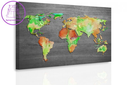 Obraz na stěnu Mapa světa