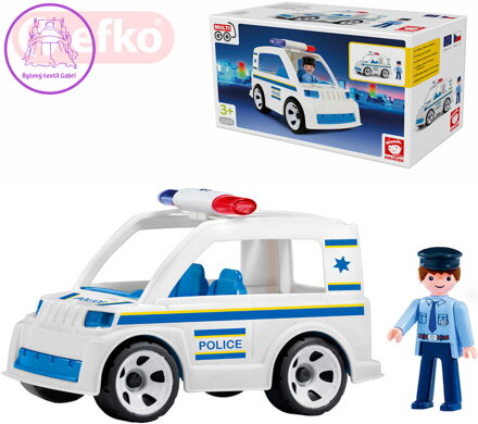EFKO IGRÁČEK MultiGO Policista set policejní auto s figurkou STAVEBNICE