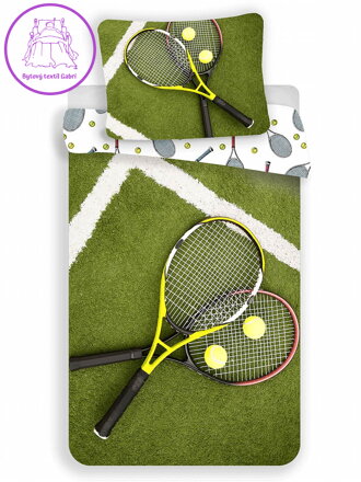 Jerry Fabrics Povlečení fototisk Tenis 140x200, 70x90 cm