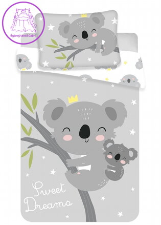 Jerry Fabrics Povlečení do postýlky Koala Sweet dreams baby 100x135, 40x60 cm