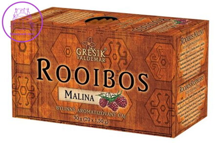 Grešík Rooibos Malina 20 x 1,5 g