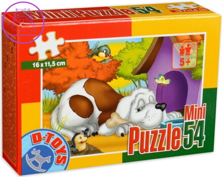 D-TOYS Puzzle Pejsek 54 dílků