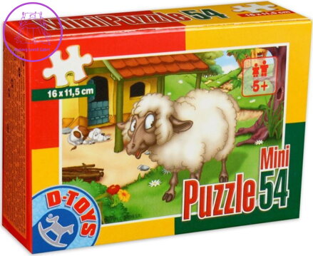 D-TOYS Puzzle Ovečka 54 dílků