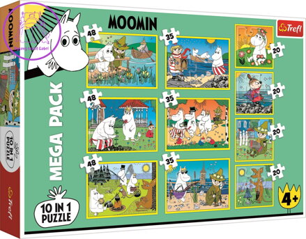 TREFL Puzzle Mumínci MEGA PACK 10v1