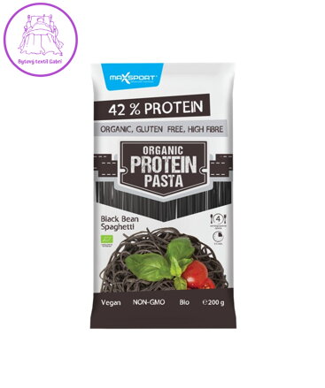 Protein pasta špagety - tmavé fazole 200g MaxSport 3269