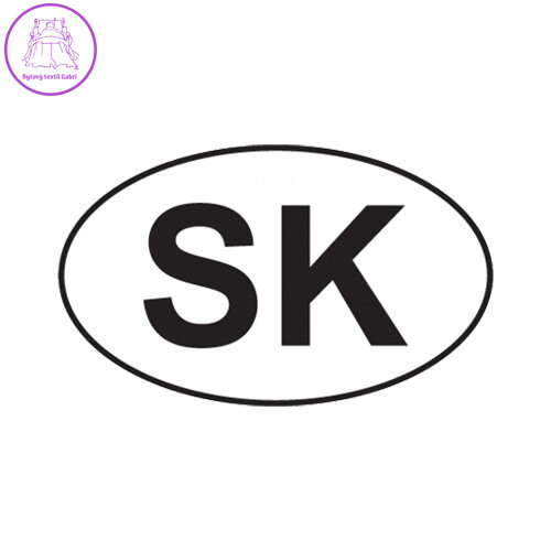 Samolepka značka SK, 175x120 mm