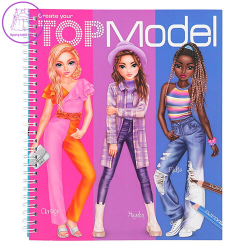 Omalovánka Top Model - Malia, Hayden a Christy