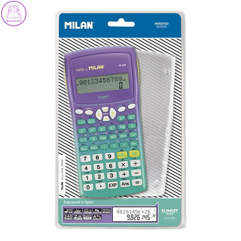 Kalkulačka MILAN vědecká 159110 Sunset, 240 funkcí