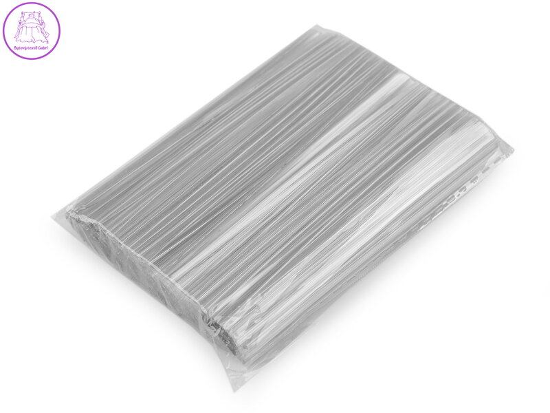 Vázací drátek transparent délka 10 cm