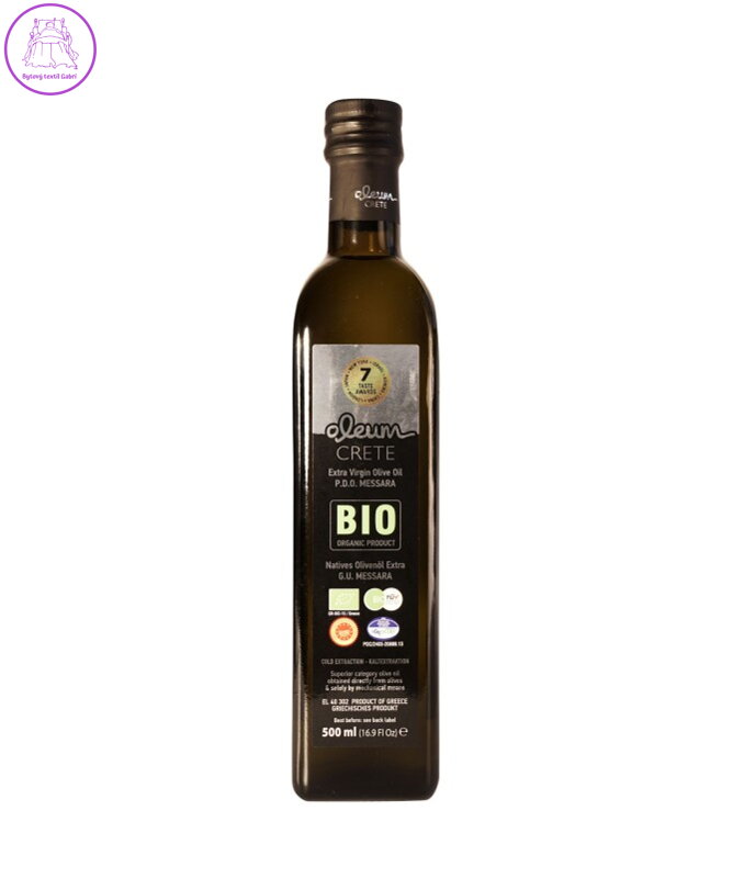 Olej olivový BIO krétský extra panenský P.O.D. 500ml Messara 2133
